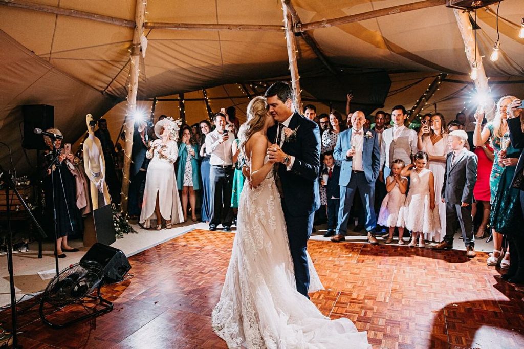 Florlok® Jatoba Portable Dance Floor - Peak Tipis