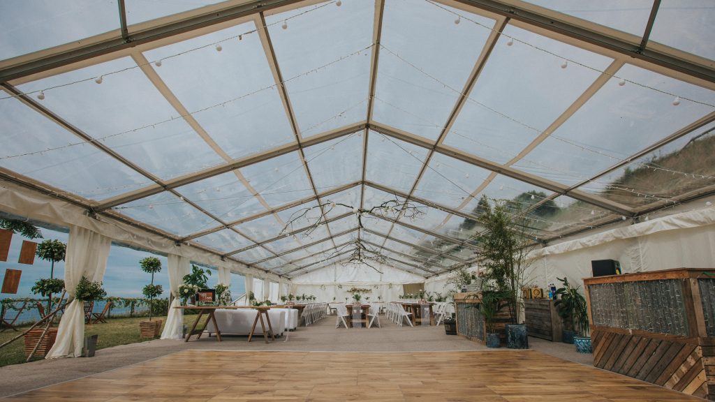 Multilok Auckland Oak Portable Dance Floor - Hatch Marquee Hire