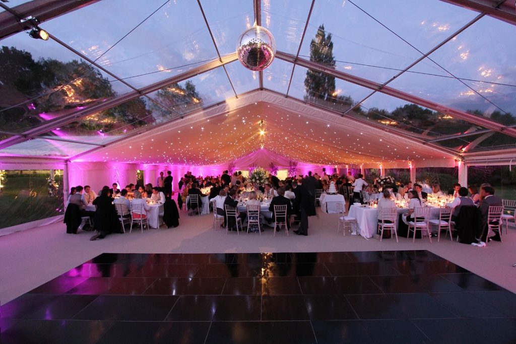 Nightlok Black Acrylic Portable Dance Floor- Levco Events