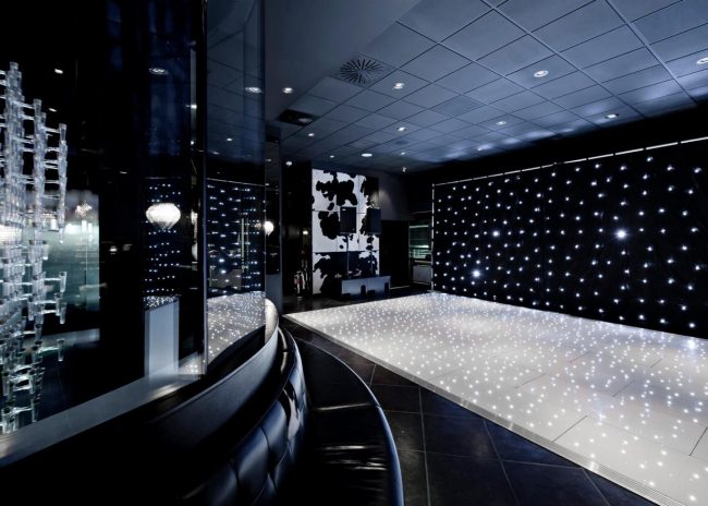 Starlok White LED Portable Dance Floor - Funky Floors