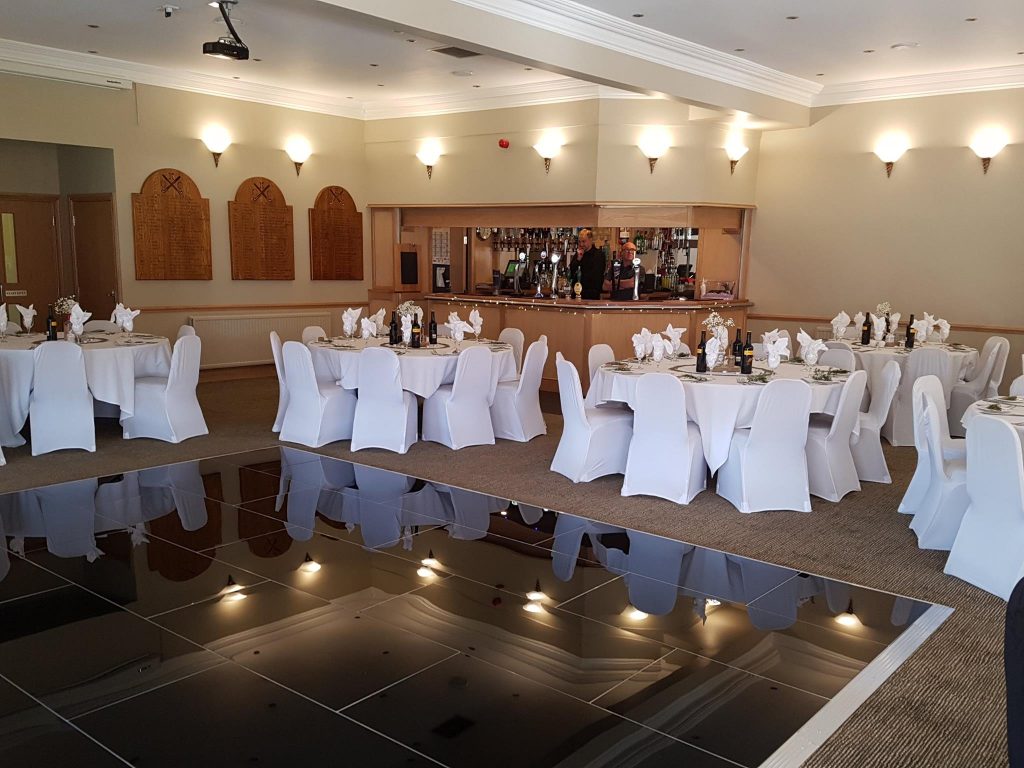 Nightlok Black Acrylic Portable Dance Floor - Keighley Gold Club