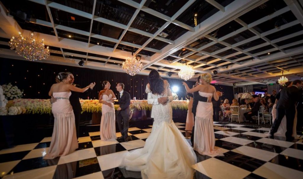 Publok Black and White Acrylic Portable Dance Floor - Doltone House